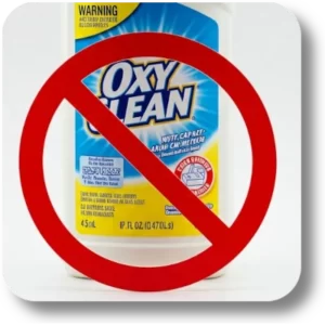 No oxyclean on rugs